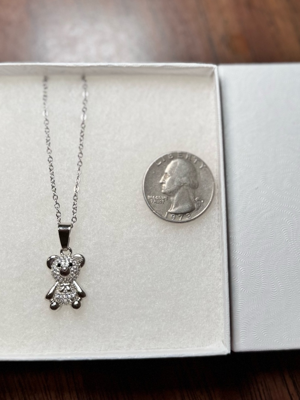 Teddy Bear Pendant Necklace